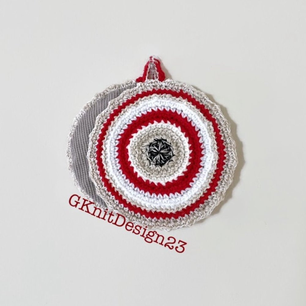 Crochet pot holder, Kitchen decor, Handmade gift